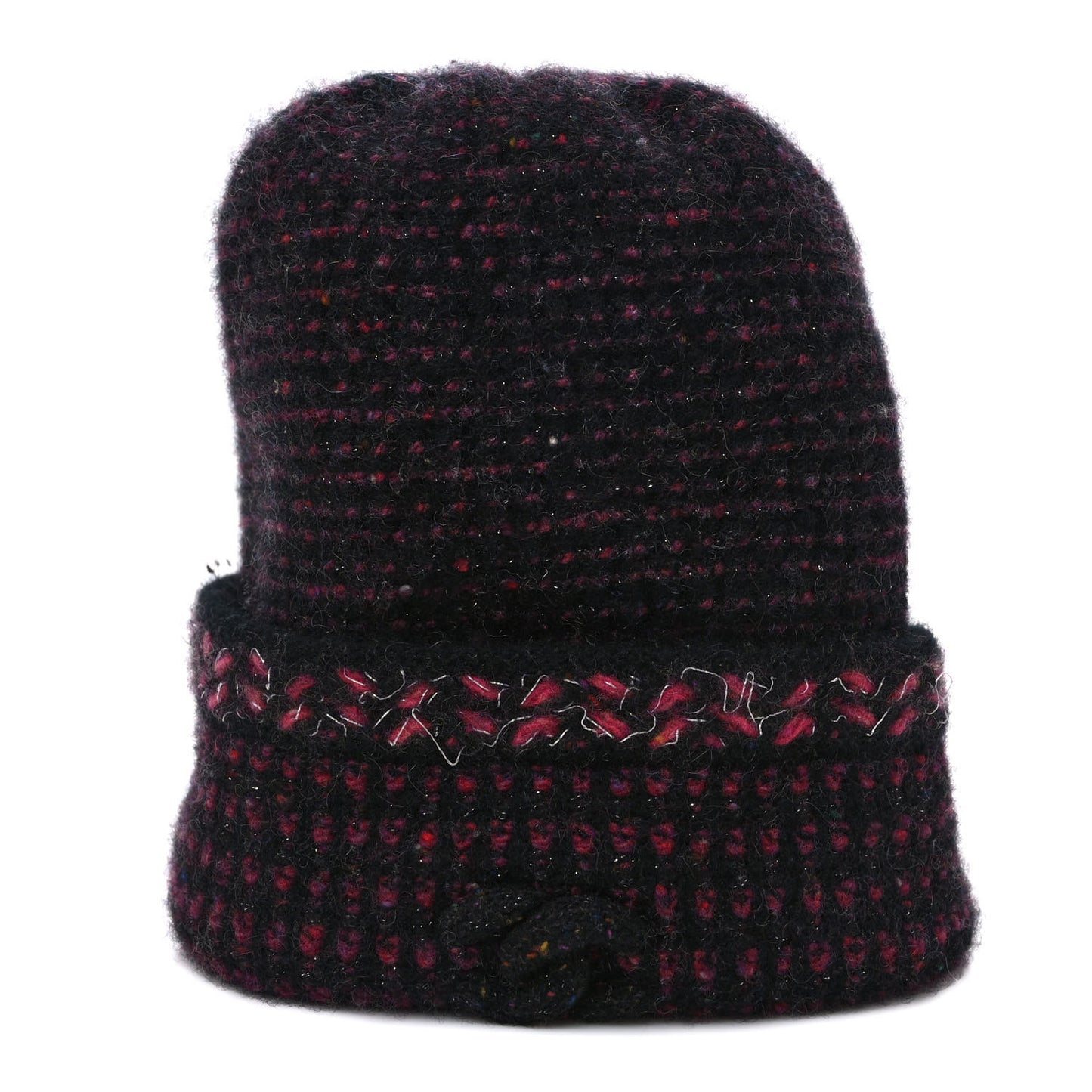 Cashmere CC Beanie Hat Pink Multicolor