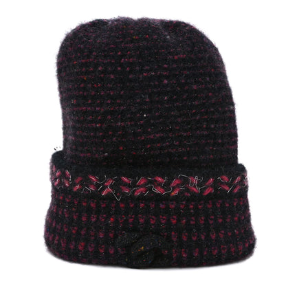 Chanel Cashmere CC Beanie Hat Pink Multicolor 1 of 9