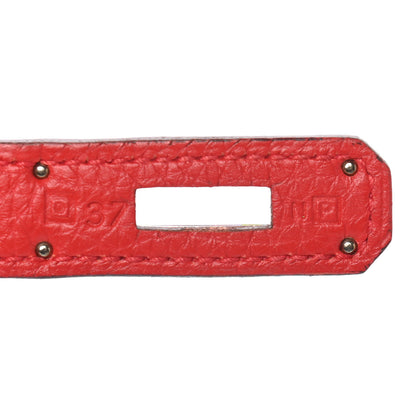 Hermes Togo Kelly Retourne 35 Rouge Casaque 6 of 9