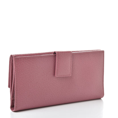 Gucci Calfskin Continental Wallet Pink 3 of 10