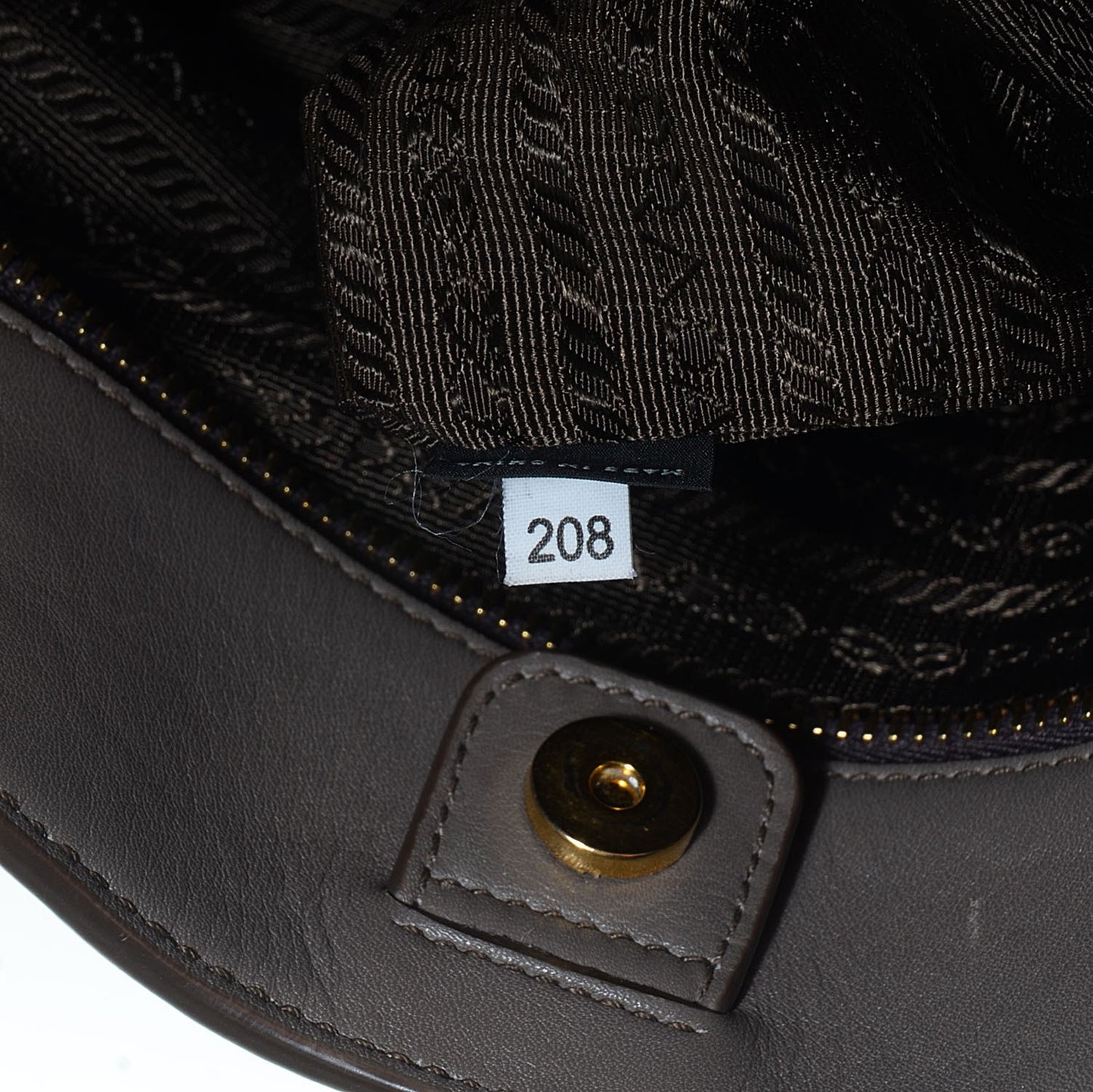 Soft Calf Zipper Detail Tote Bambu