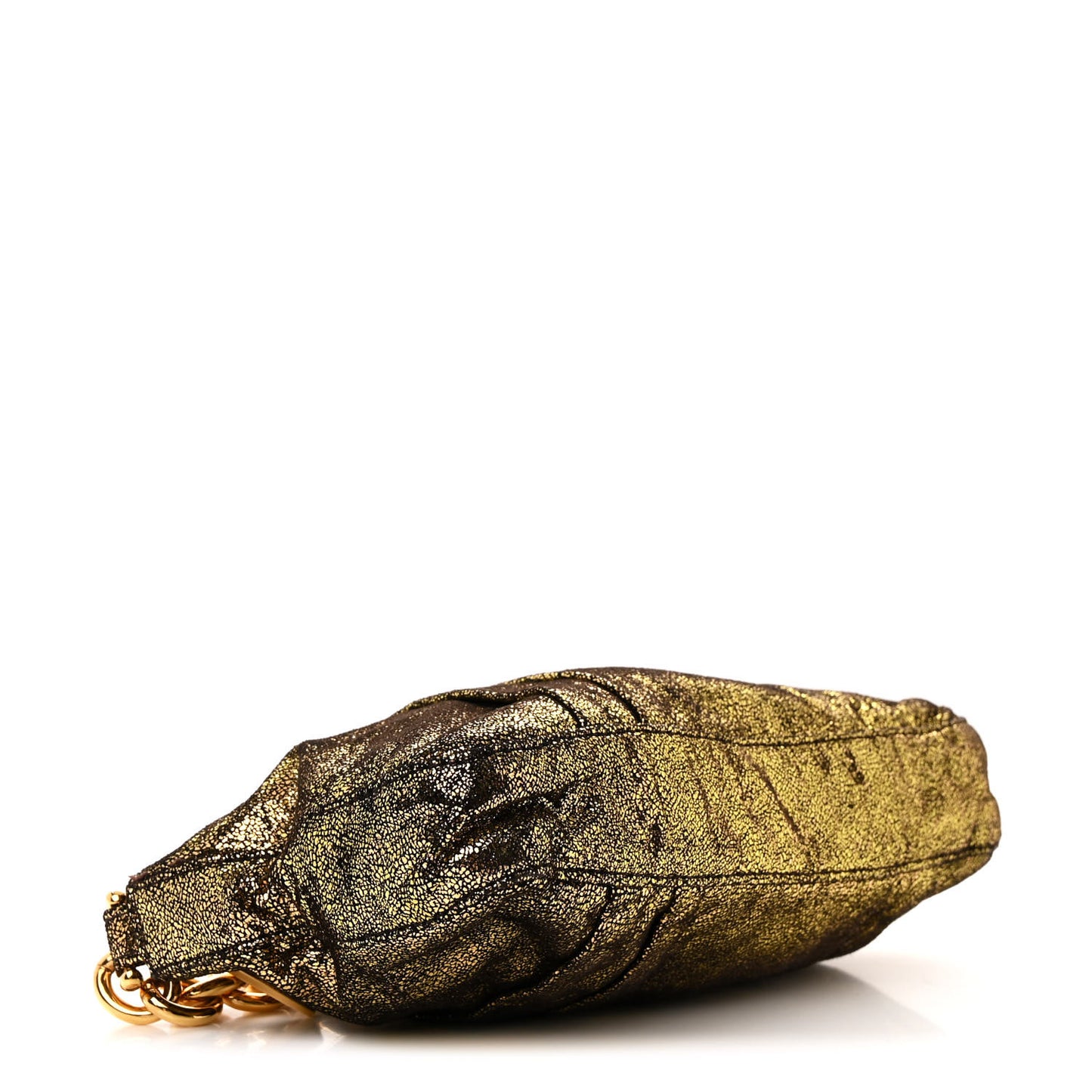 Metallic Canvas Pochette Gold