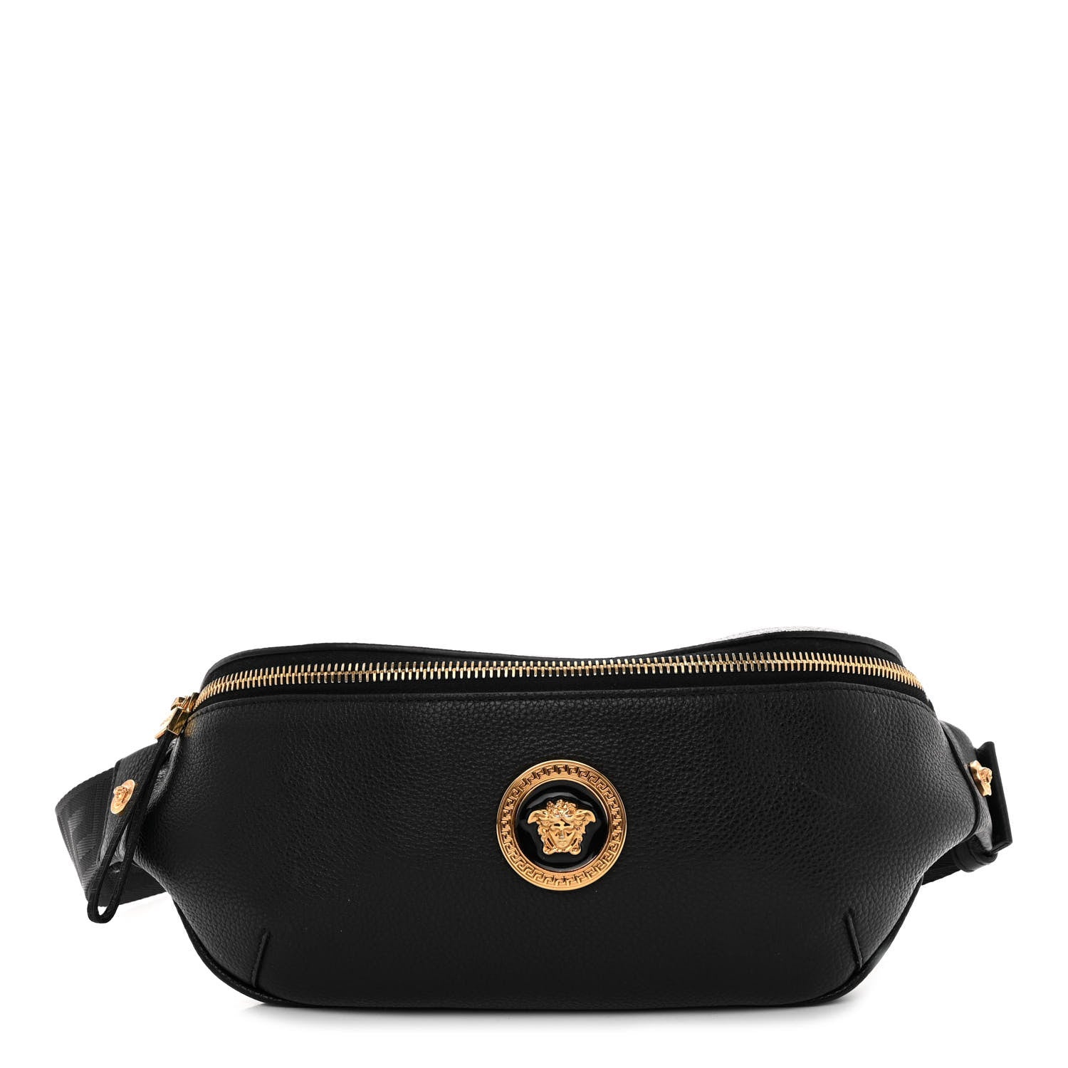 Versace Grained Calfskin Vanitas Medea Belt Bag Black 1 of 11