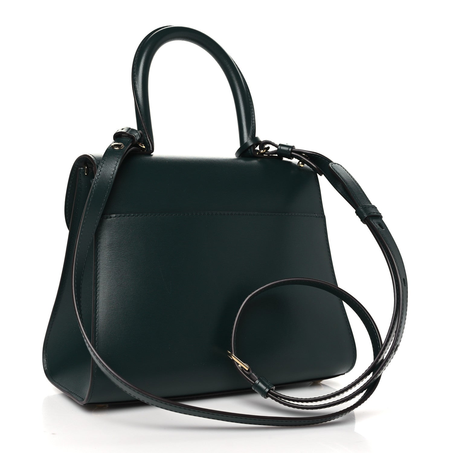 Delvaux Box Calfskin PM Brillant Satchel Pine 3 of 10