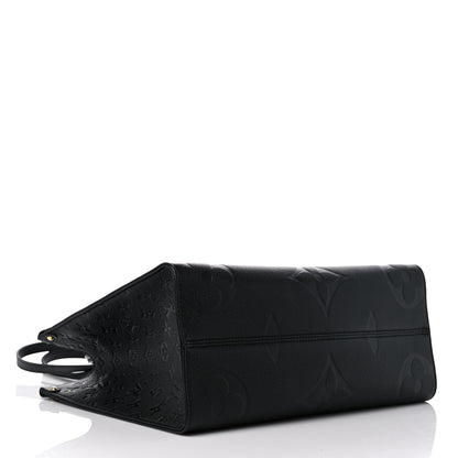 Louis Vuitton Empreinte Monogram Giant Onthego MM Black 4 of 9