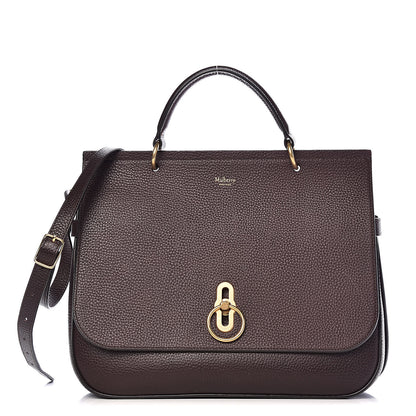 Mulberry Natural Grain Amberley Satchel Oxblood 1 of 11