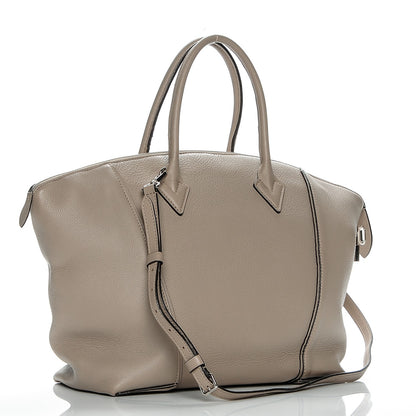 Louis Vuitton Veau Cachemire Soft Lockit MM Galet 3 of 11