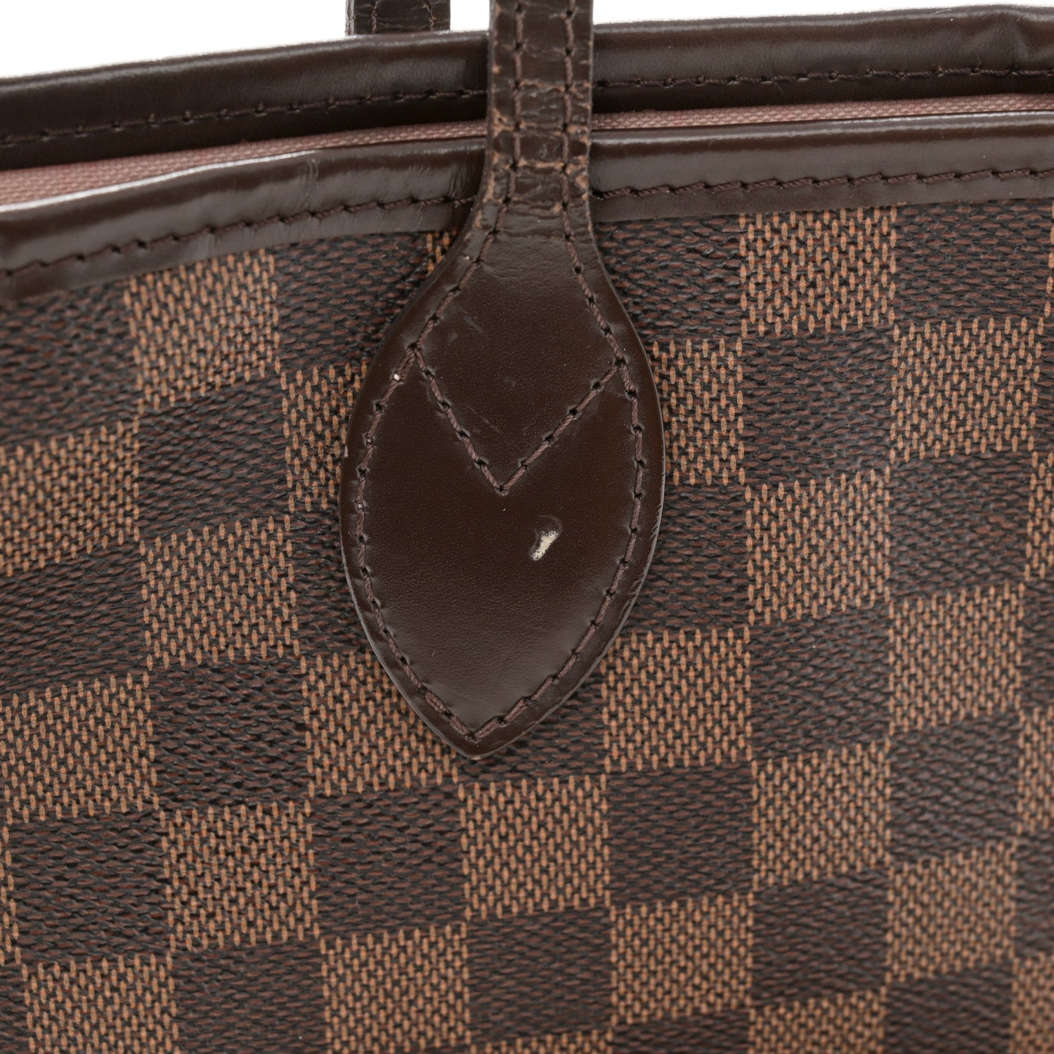 Louis Vuitton Damier Ebene Neo Neverfull MM Rose Ballerine 12 of 12