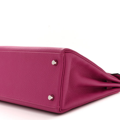 Hermes Togo Kelly Retourne 28 Rose Pourpre 10 of 10