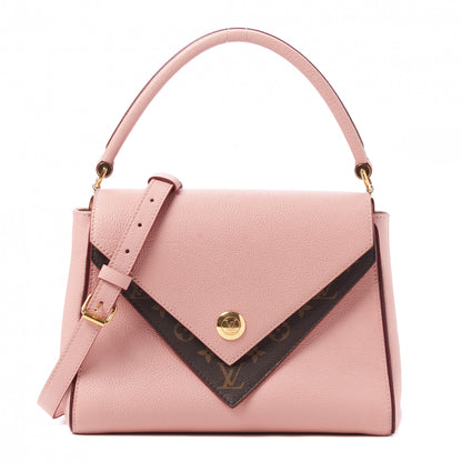 Louis Vuitton Grained Calfskin Monogram Double V Rose Poudre 1 of 9