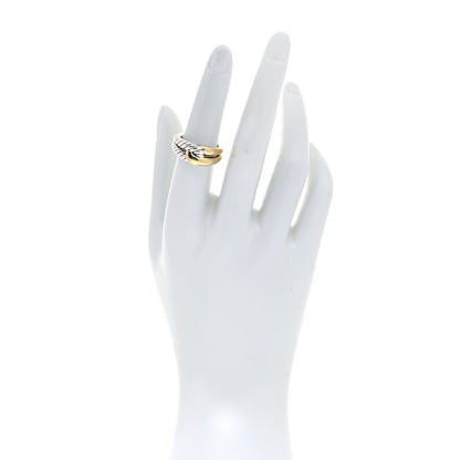 David Yurman Sterling Silver 18K Yellow Gold Single Loop Labyrinth Ring 52 6 2 of 5