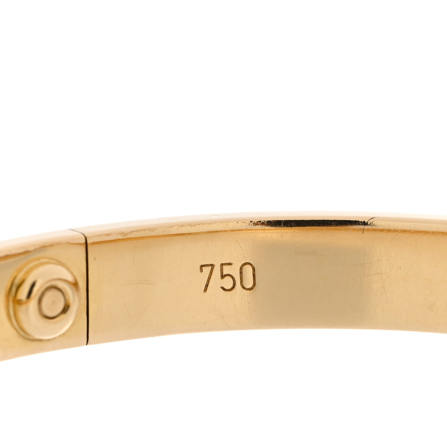 18K Yellow Gold LOVE Bracelet 17