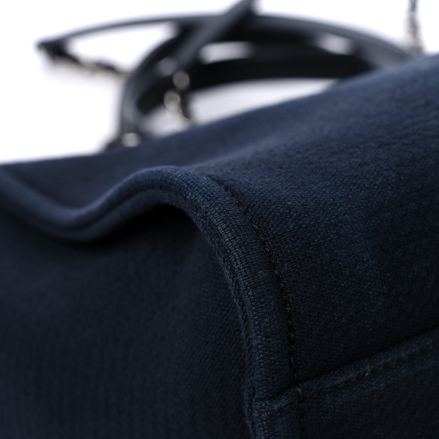 Mixed Fibers Large Deauville Tote Black
