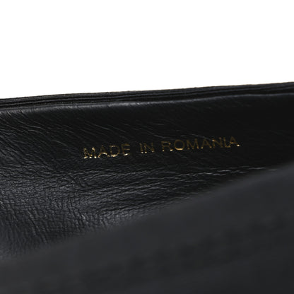 Chanel Grosgrain Cap Toe Uniform Ballerina Flats 36.5 Black 8 of 10