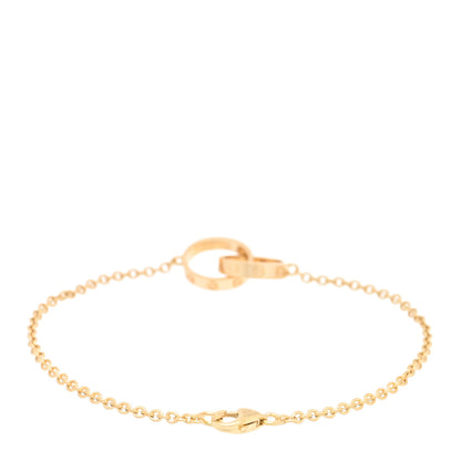 Cartier 18K Yellow Gold Interlocking LOVE Bracelet 2 of 3