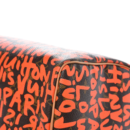 Louis Vuitton Monogram Graffiti Speedy 30 Orange 13 of 16