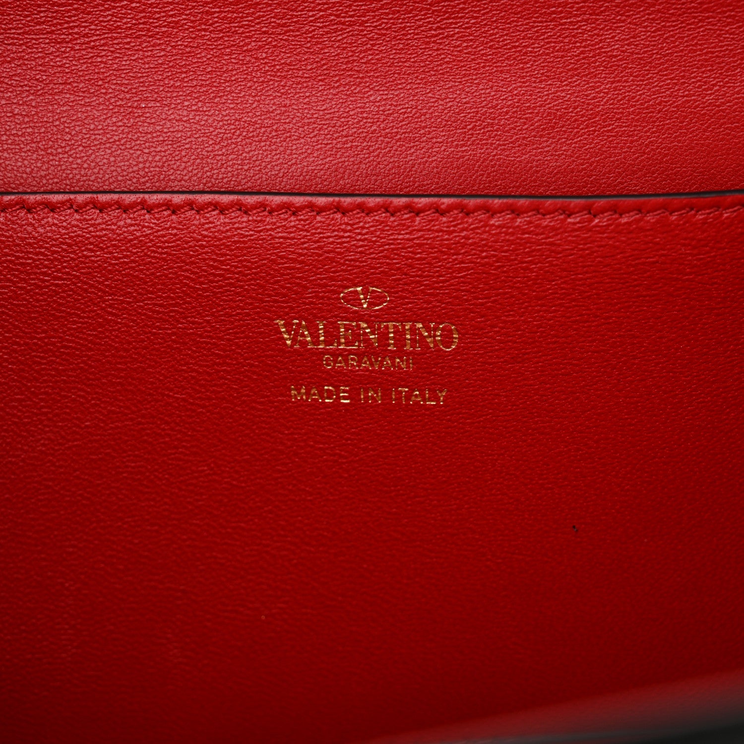 Valentino Garavani Grainy Calfskin Rockstud Alcove Box Clutch Black 6 of 10