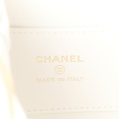 Chanel Caviar Quilted Polly Pocket Pouch Hobo White 6 of 11