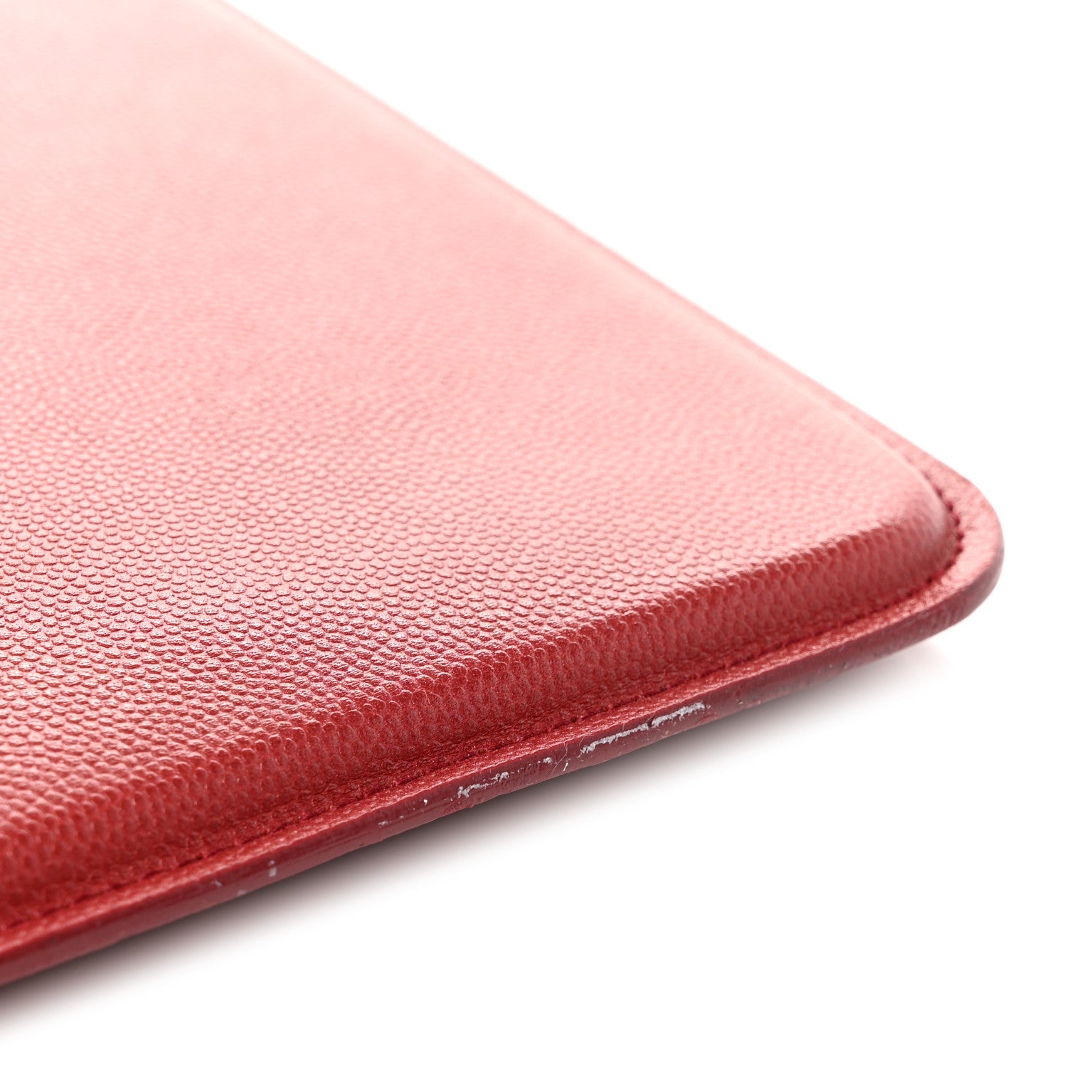 Chanel Iridescent Caviar iPad Case Crossbody Red 11 of 11