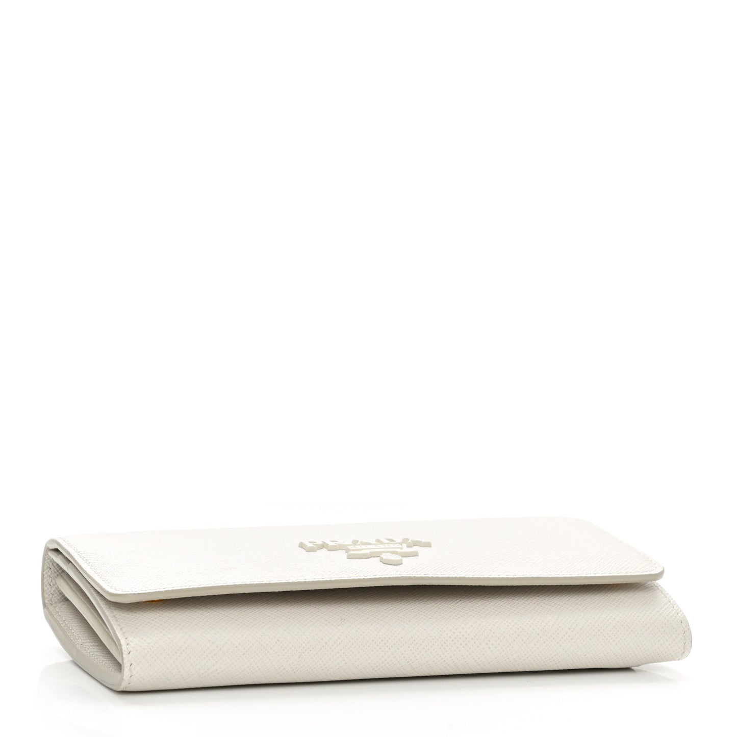 Saffiano Shine Monochrome Continental Wallet Talco