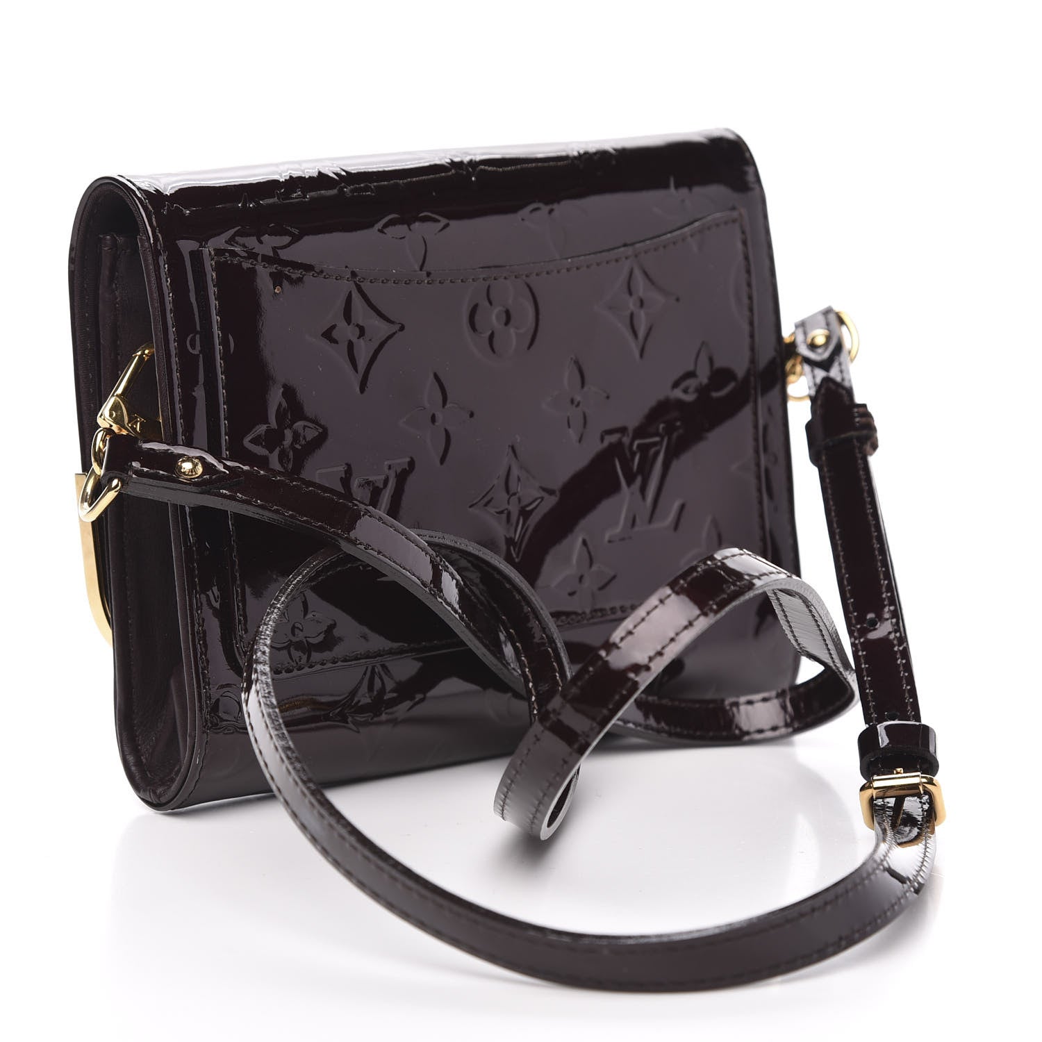 Louis Vuitton Vernis Rossmore PM Amarante 3 of 8