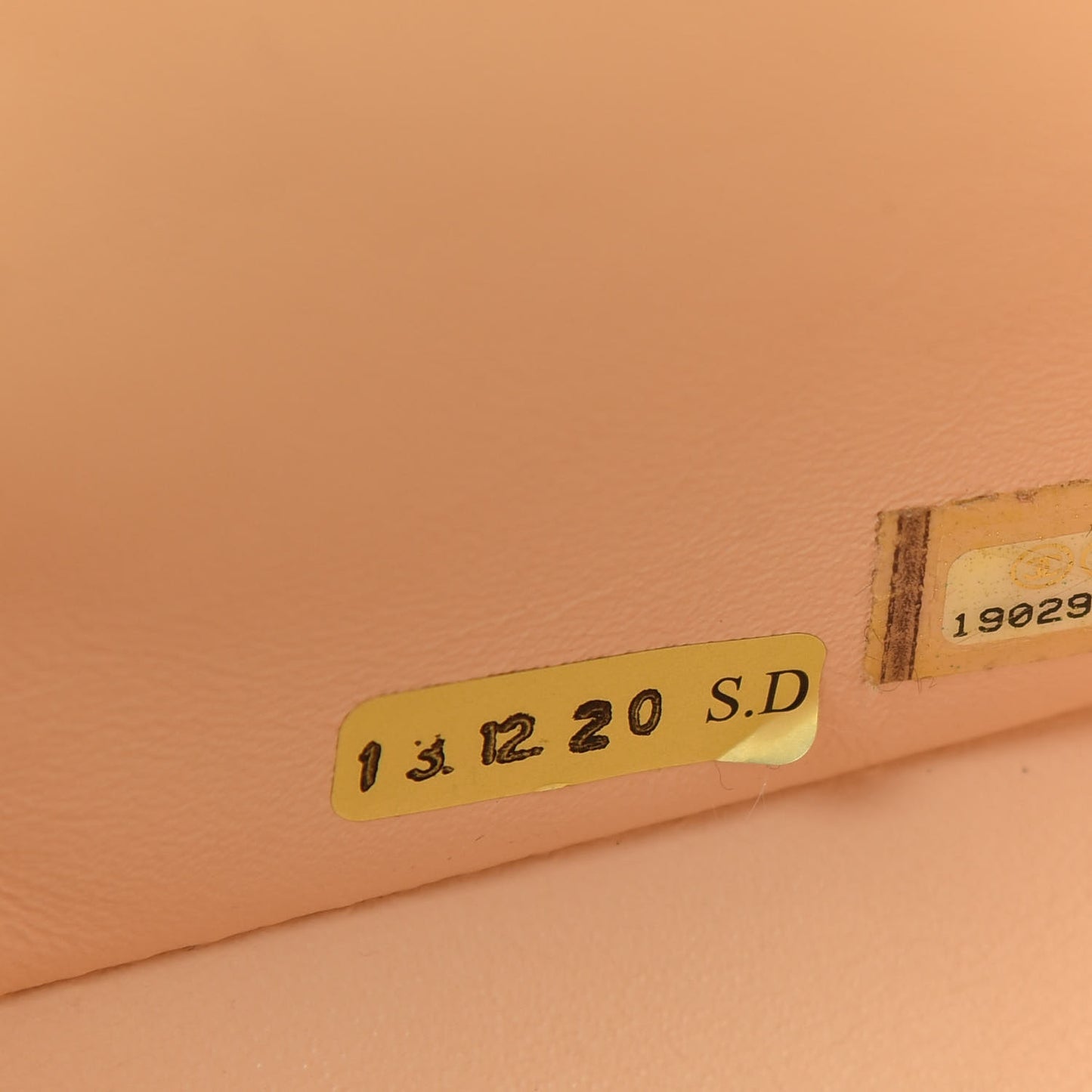 Caviar Quilted Mini Rectangular Flap Light Beige