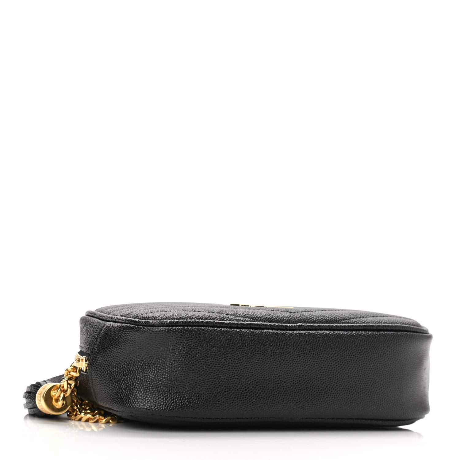 Saint Laurent Grain De Poudre Matelasse Monogram Mini Lou Camera Bag Black 4 of 10