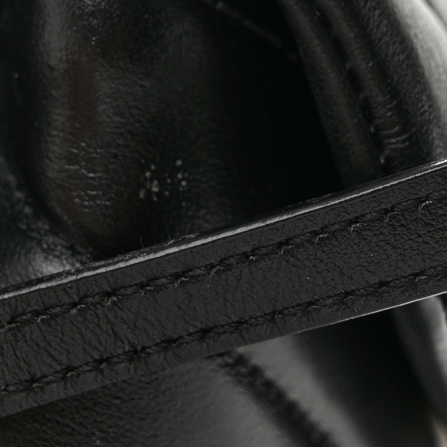Saint Laurent Calfskin Y Quilted Monogram Monochrome Toy Loulou Crossbody Bag Black 11 of 11
