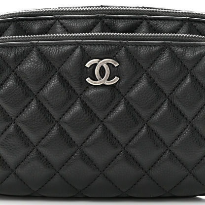 Chanel Calfskin Quilted Waist Bag Black 9 of 11