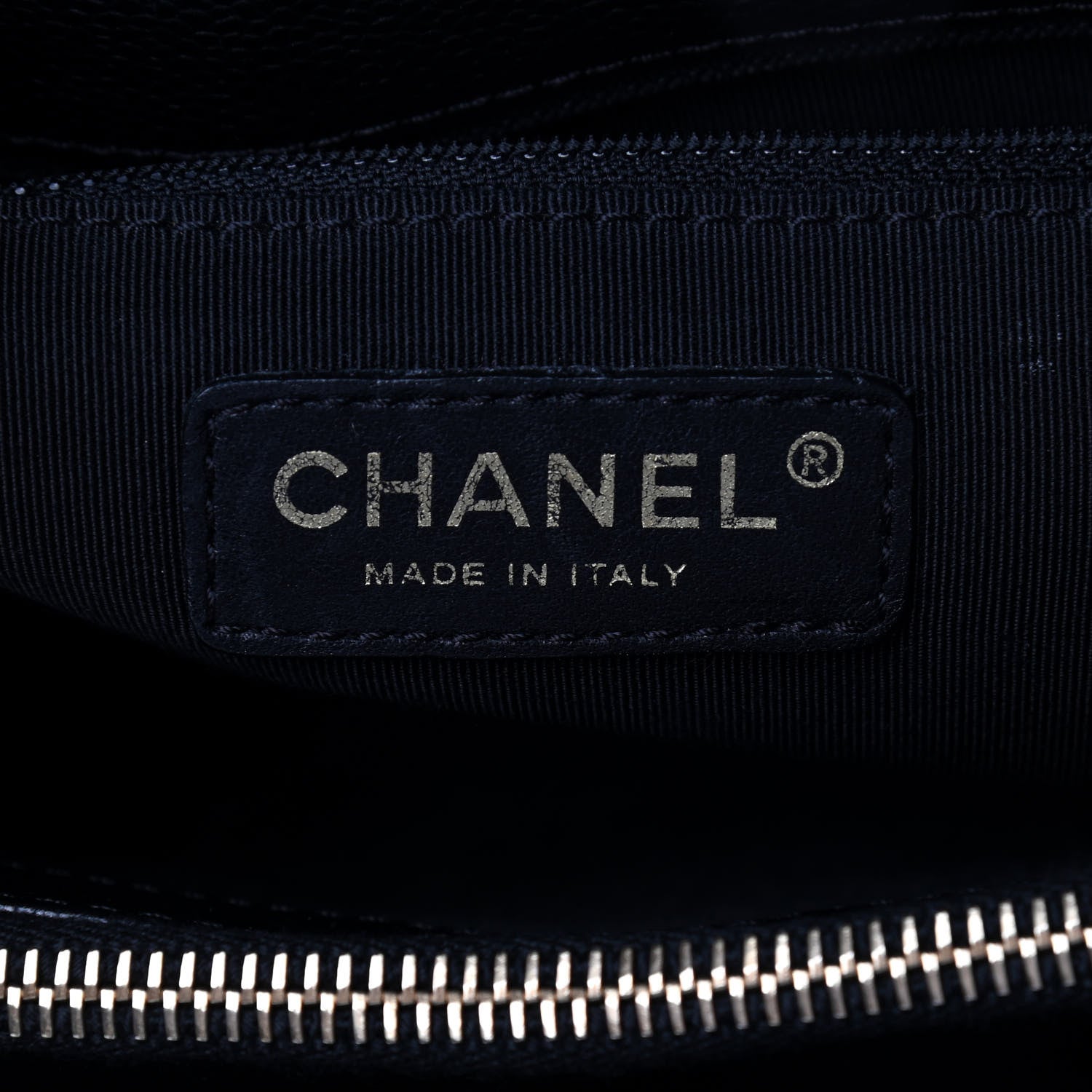 Chanel Caviar Quilted Grand Shopping Tote GST Black 7 of 13