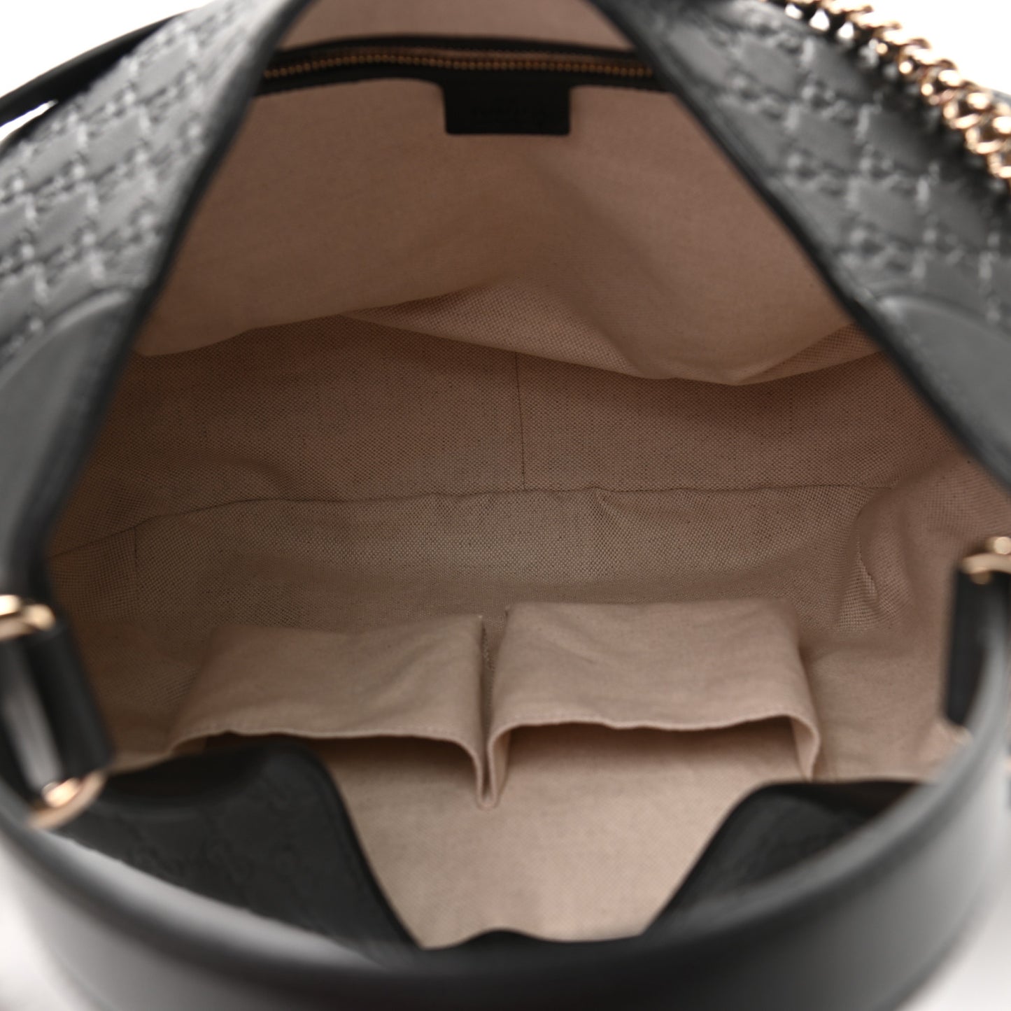 Guccissima Medium Emily Hobo Black