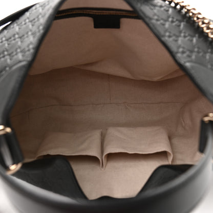 Gucci Guccissima Medium Emily Hobo Black 5 of 11