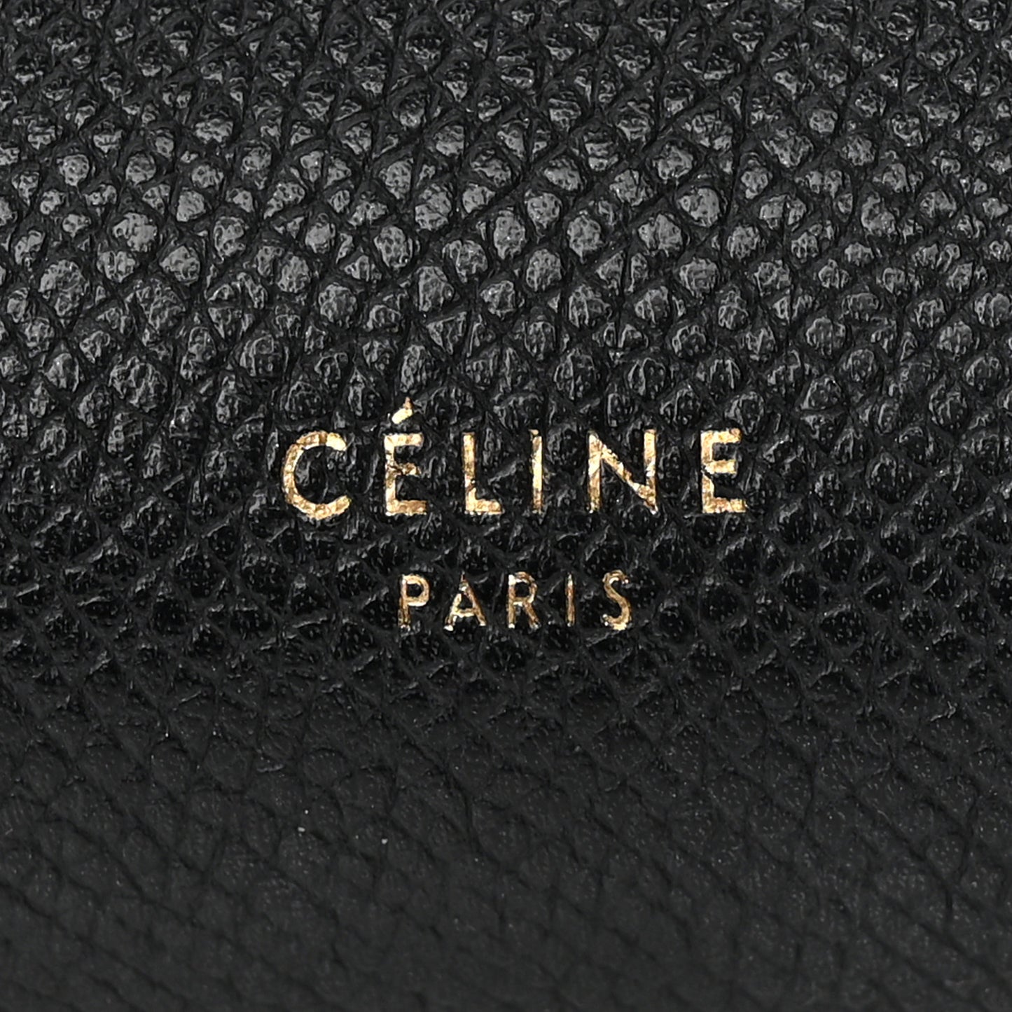 Grained Calfskin Mini Belt Bag Black