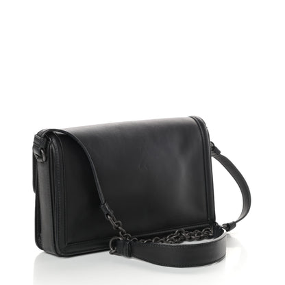 Bottega Veneta Nappa Micro Intreccio Shoulder Bag Black 3 of 12
