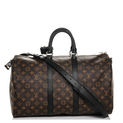 Louis Vuitton Monogram Macassar Keepall Bandouliere 45 1 of 6