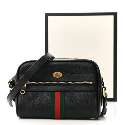 Gucci Calfskin Web Mini Ophidia Shoulder Bag Black 13 of 13