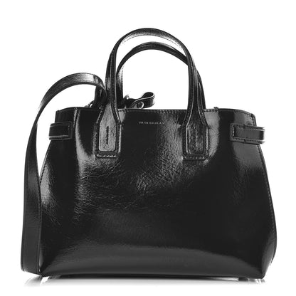 Burberry Soft Calfskin Small Banner Tote Black 1 of 10