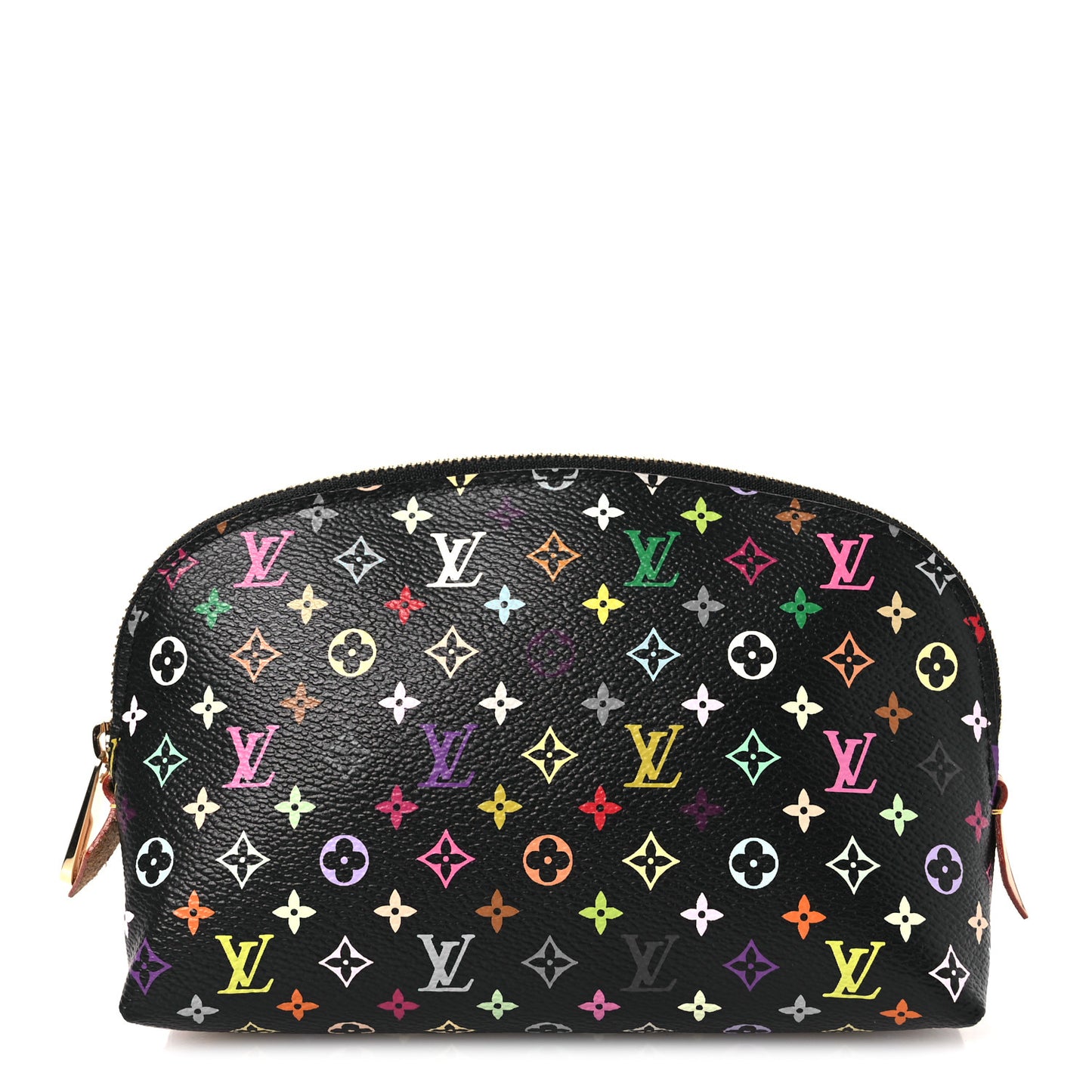 Monogram Multicolor Cosmetic Pouch Black Grenade