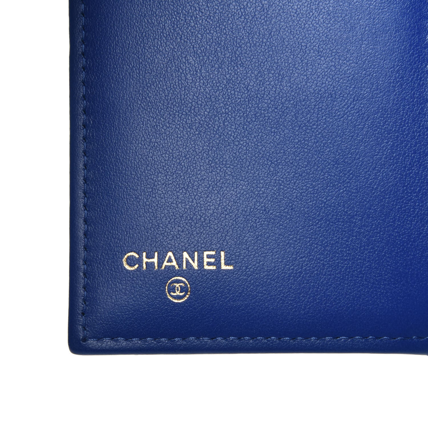 Chanel Caviar Quilted Medium Boy Flap Wallet Blue 6 of 7