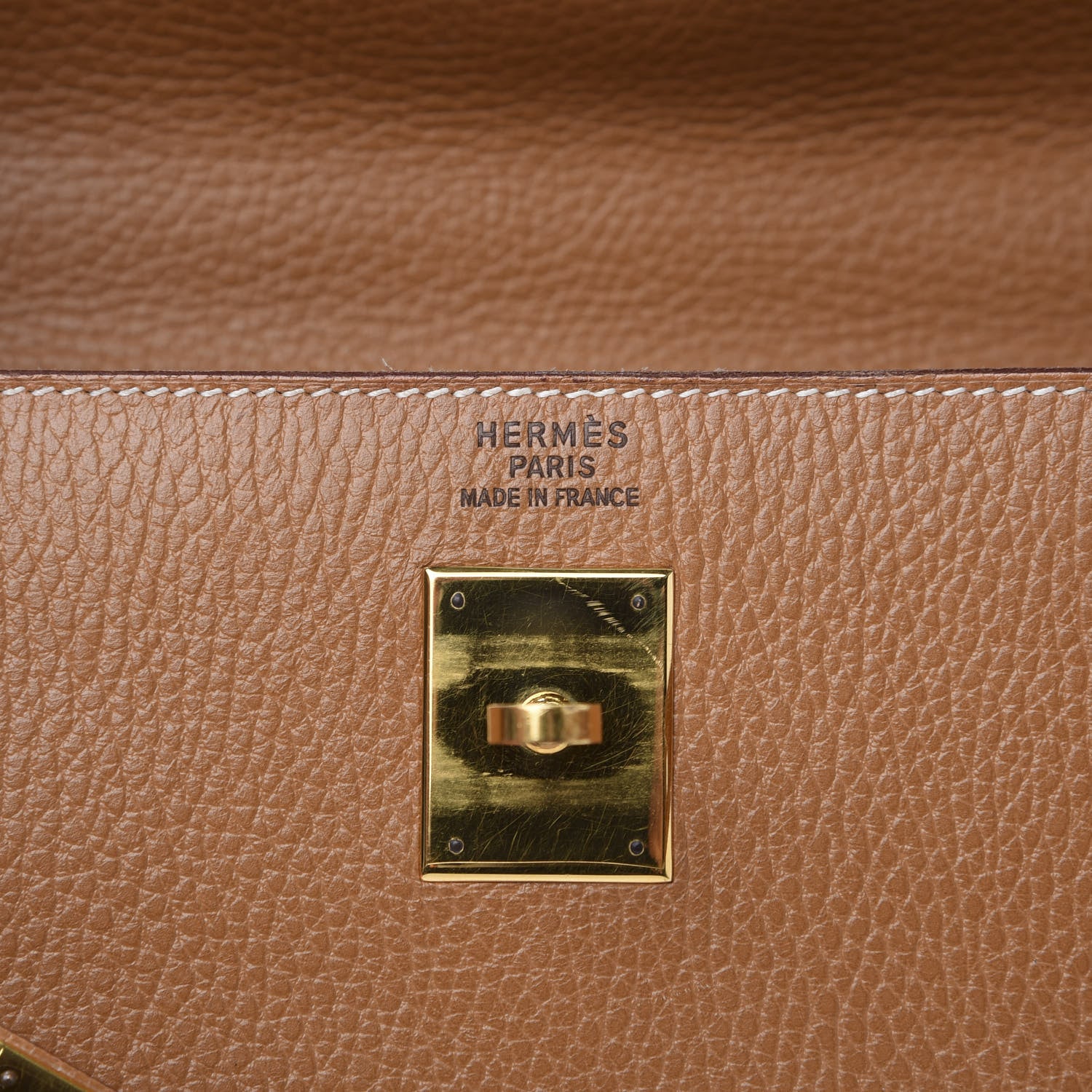 Hermes Ardennes Kelly Retourne 40 Naturelle 6 of 12
