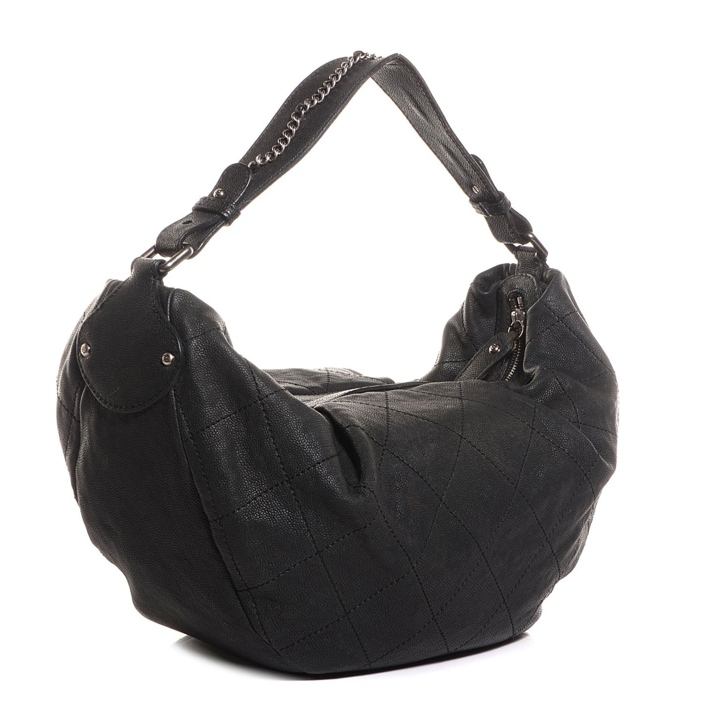 Caviar Large Outdoor Hobo Black