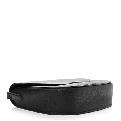 Celine Grained Calfskin Medium Trotteur Black 4 of 11
