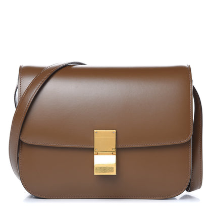 Celine Box Calfskin Medium Classic Box Flap Bag Camel 1 of 10