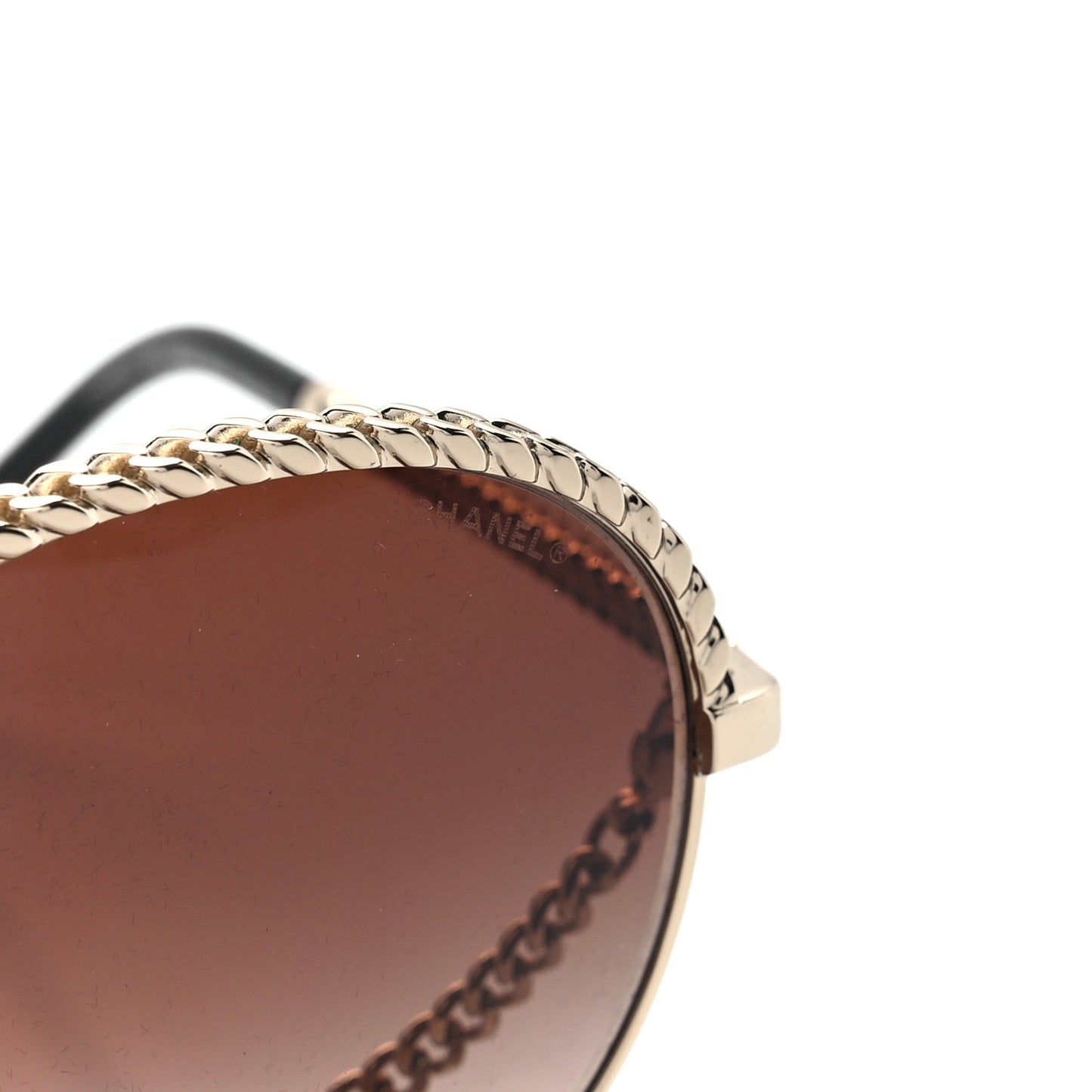 Chain Pantos Sunglasses 4242 Gold Brown