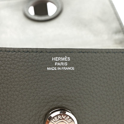 Hermes Togo Dogon Card Case Vert De Gris 5 of 6