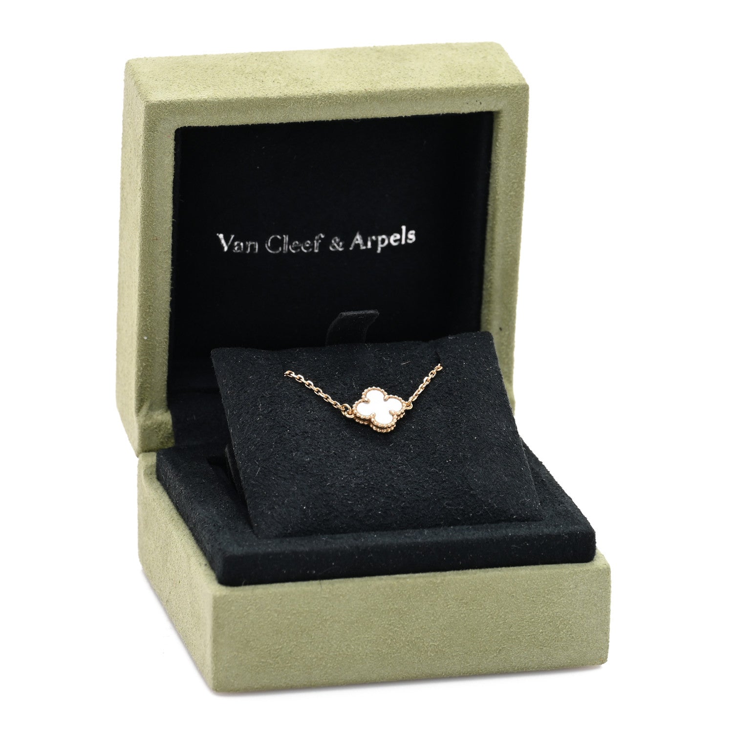 Van Cleef & Arpels 18K Yellow Gold Mother of Pearl Sweet Alhambra Bracelet 4 of 4