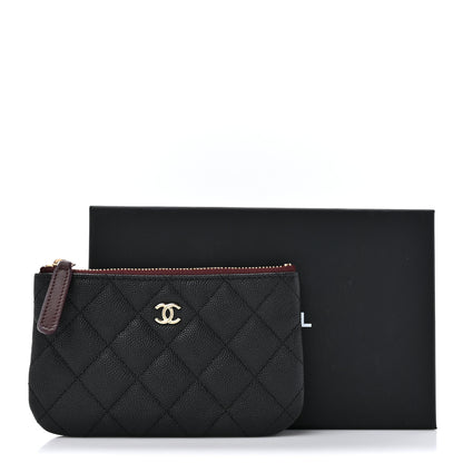 Chanel Caviar Quilted Small Cosmetic Case Black 8 of 8