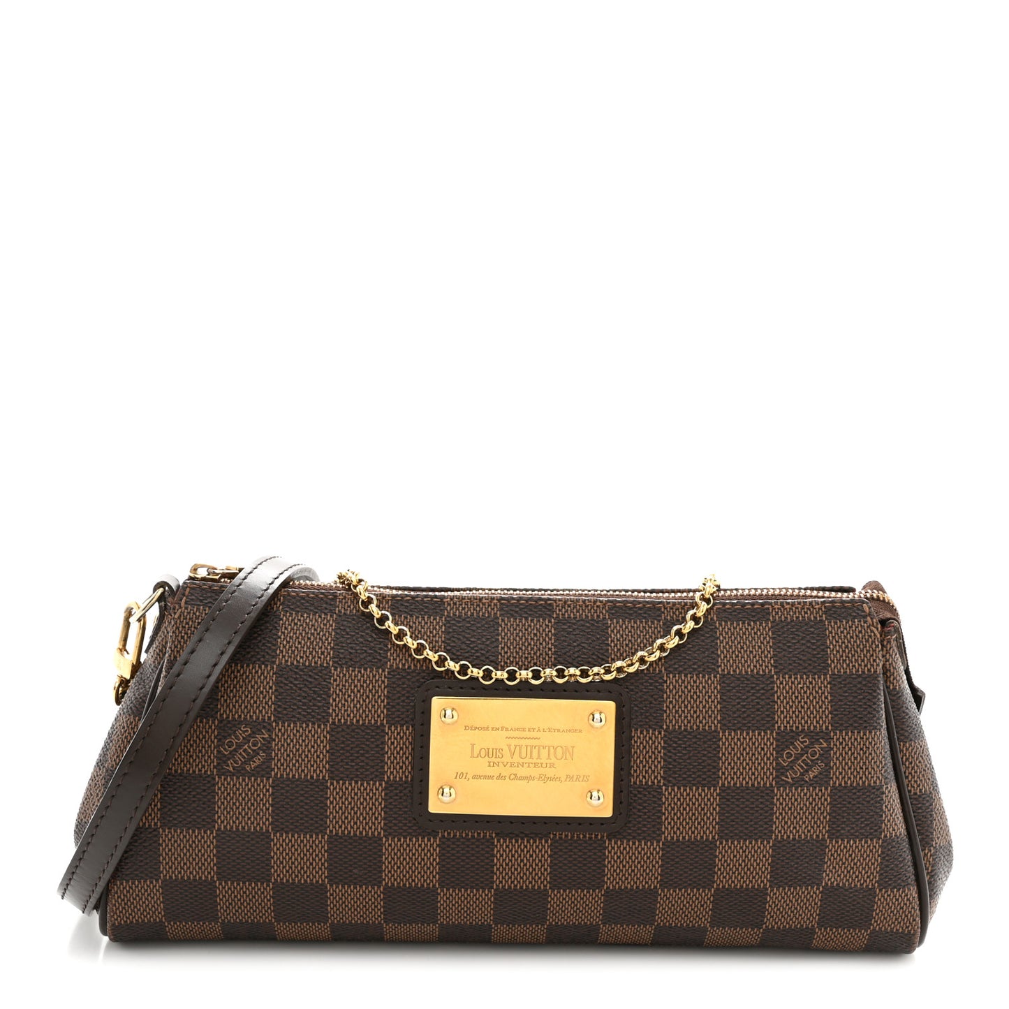 Damier Ebene Eva Clutch