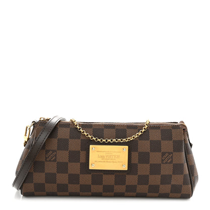 Louis Vuitton Damier Ebene Eva Clutch 1 of 10