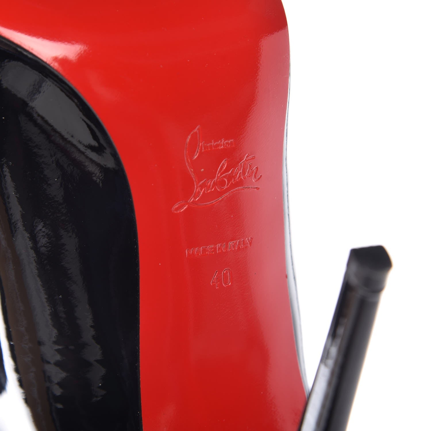 Christian Louboutin Patent Estanodo 120 Pumps 40 Black 6 of 8